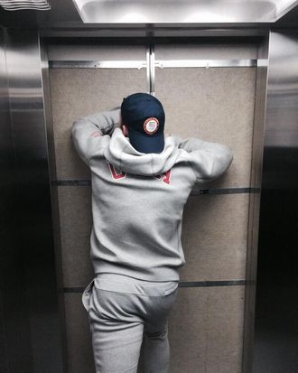 getting stuck in an elevator