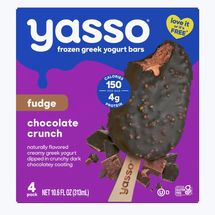 Yasso Frozen Greek Yogurt Bars - Fudge Chocolate Crunch