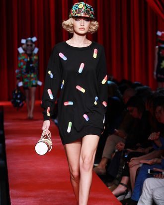 Moschino pill-themed fashion collection slated for 'glamorising