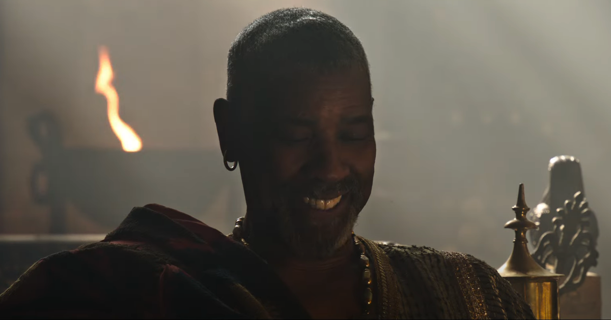 Denzel Washington Gives Us a Giggle in Gladiator II