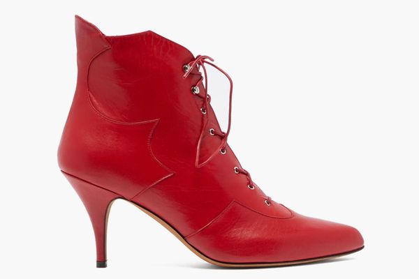 Tabitha Simmons Zora Leather Lace-up Boots