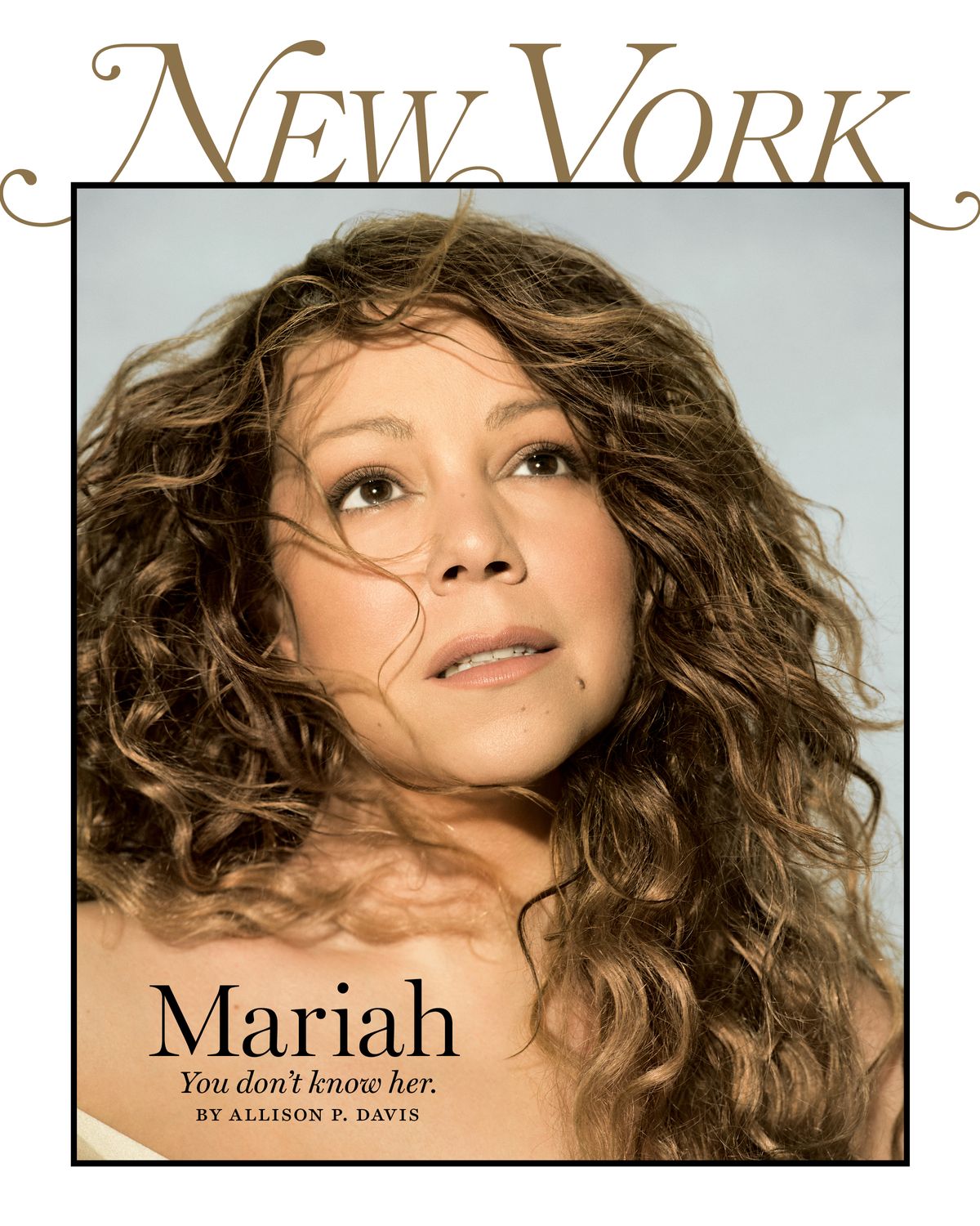 On the cover of New York Magazine: Mariah Carey 