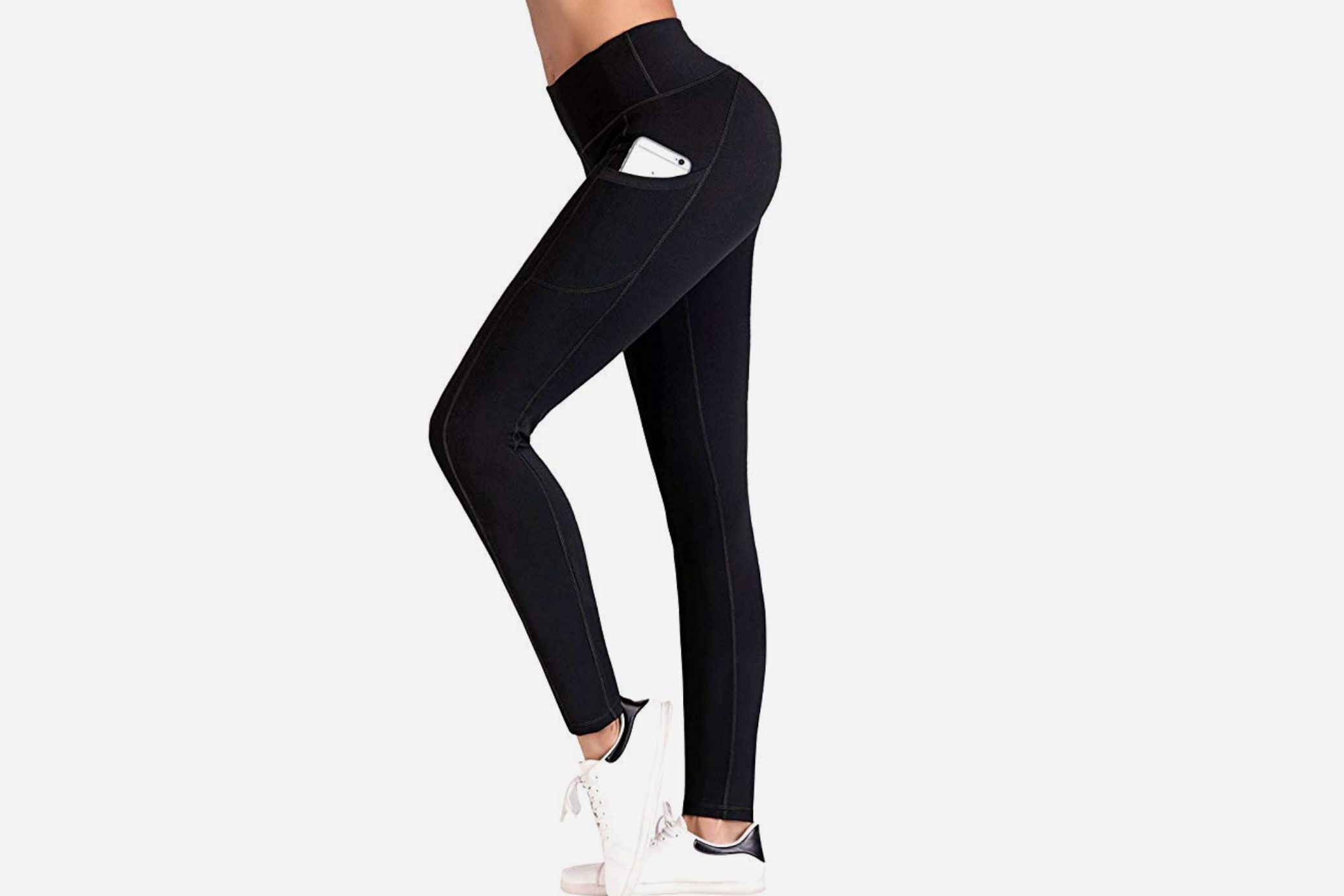 Amazon.com: THE GYM PEOPLE Women's V Cross Waist Workout Leggings Tummy  Control Running Yoga Pants with Pockets Black : Clothing, Shoes & Jewelry