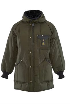 RefrigiWear Men’s Iron-Tuff Ice Parka — Navy