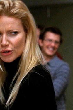When it was first announced that Gwyneth Paltrow would be singing Cee Lo's "Fuck You" — and the sanitized version, no less — it seemed like a hilarious cosmic joke. The thing is, Glee was totally in on that joke, and Paltrow's performance was such a giddy rush of pure dorkiness that it probably transformed the gal's entire career. (It also gave Vulture this priceless picture of Paltrow throwing mad side-eye, and you'd better believe that we have milked it on every Paltrow post since.)