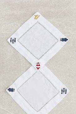 Abbode Beach Icons Cocktail Napkin