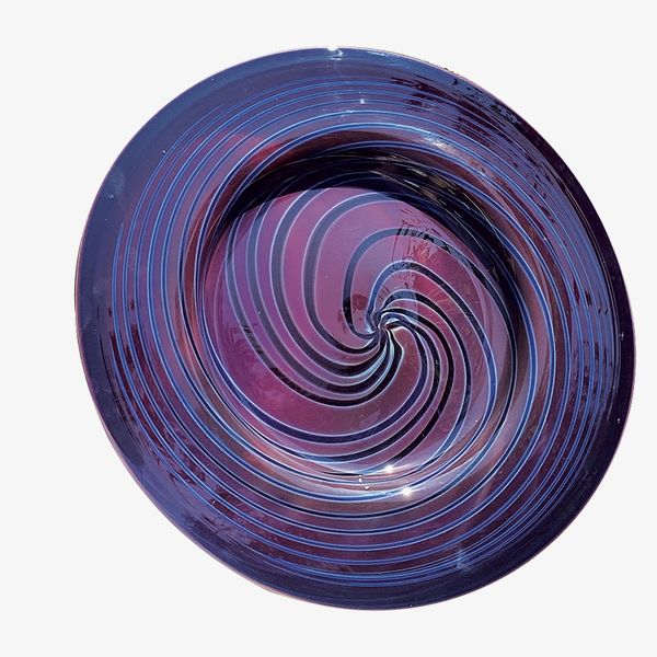 Hypnotized Plate from Sirius Glassware