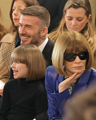 Victoria Beckham S Daughter Harper Matched With Anna Wintour