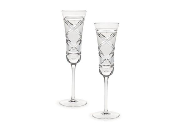 Ralph Lauren Home Brogan Crystal Champagne Flute
