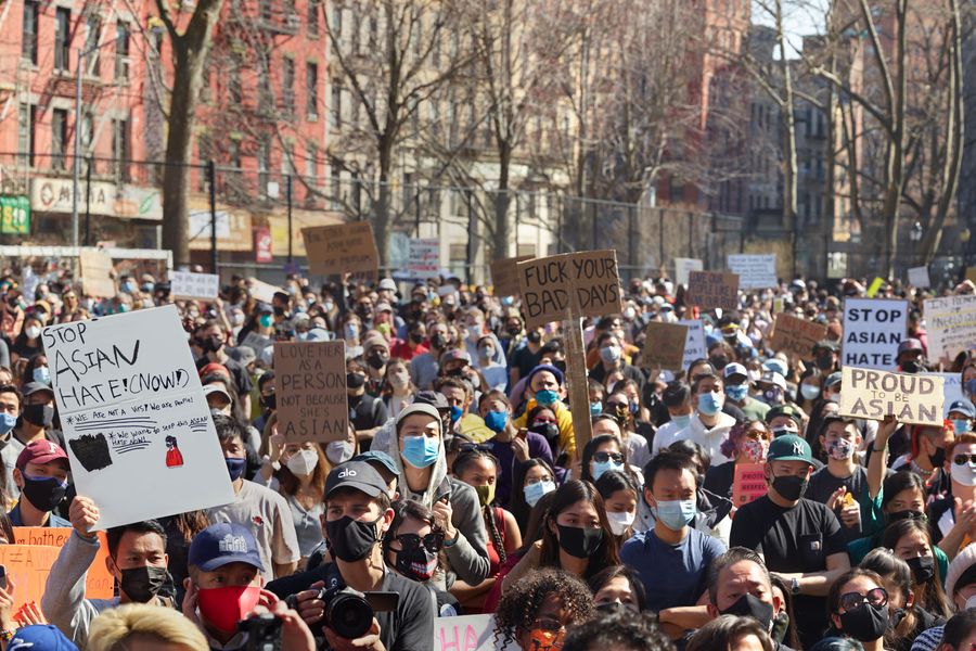 Photo: Protesting Anti-Asian Hate in Chinatown NYC