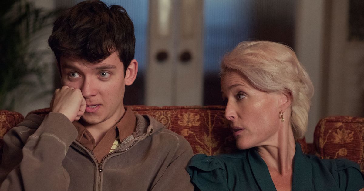 Gillian Anderson And Asa Butterfield On ‘sex Education