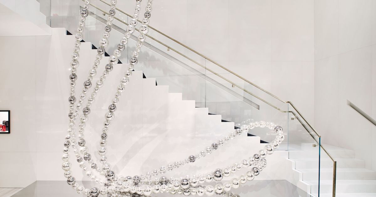 The New Chanel Store Has a 60-Foot-Tall Pearl Necklace