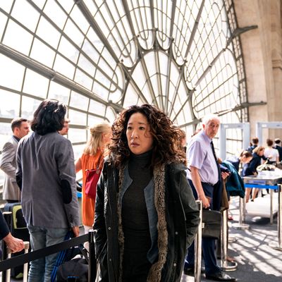 Sandra Oh in Killing Eve.