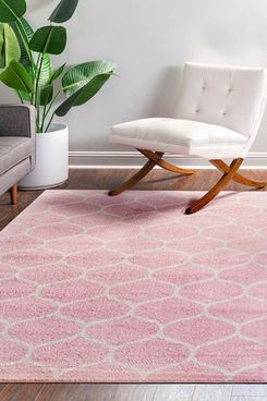 Unique Loom Pink Rug