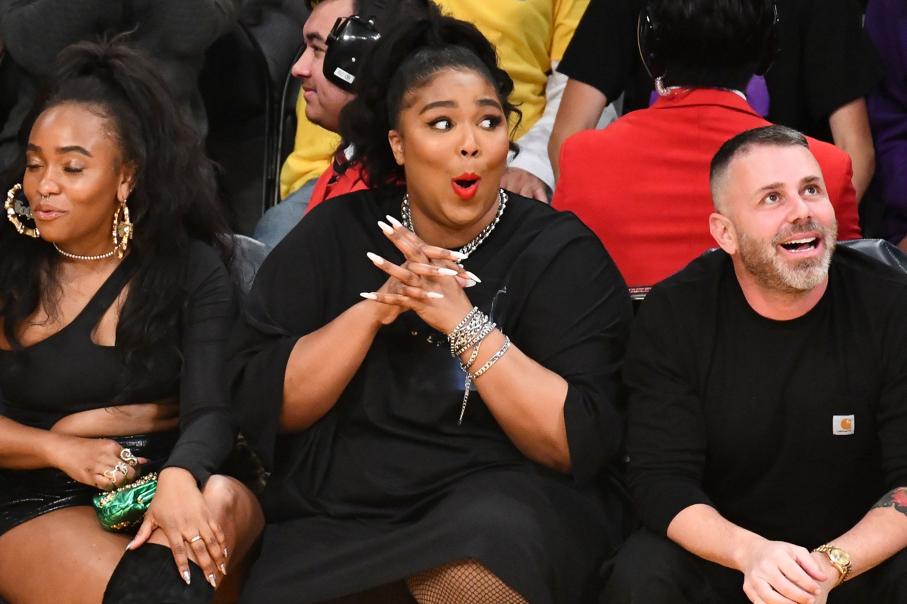 Lizzo Wore a Thong to a Basketball Game