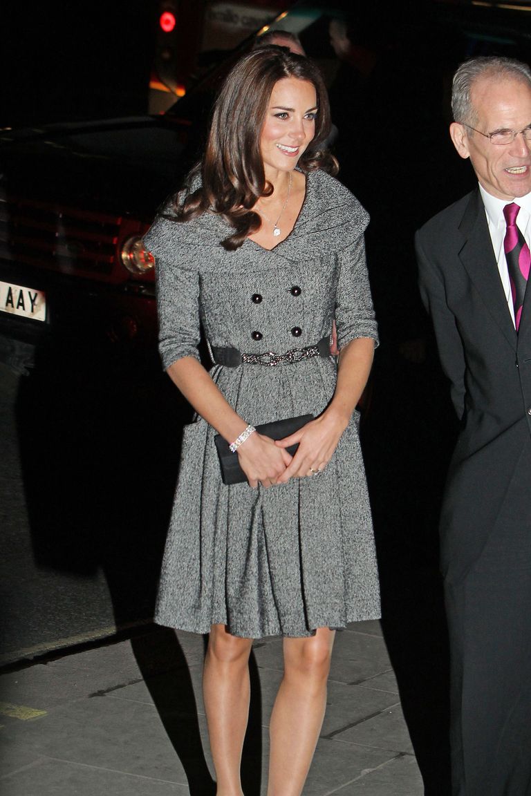 Duchess Of Cambridge, Kate Middleton is seen here arriving at The National Portrait Gallery In London.Ref: SPL356414  080212  Picture by: WeirBros/SplashNewsSplash News and PicturesLos Angeles:	310-821-2666New York:	212-619-2666London:	870-934-2666photodesk@splashnews.com