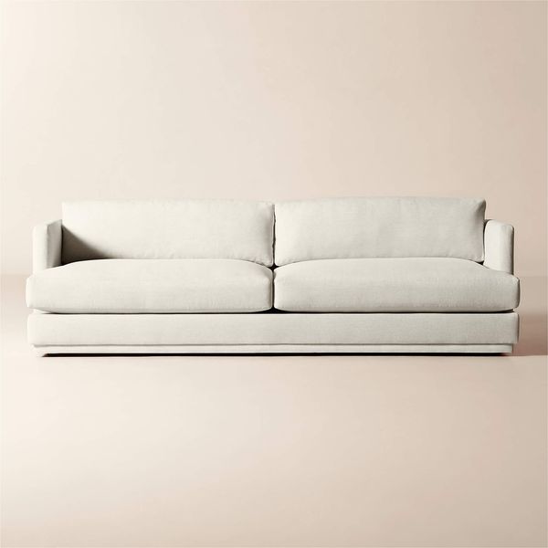 CB2 Seneca Off-White Performance Fabric Sofa