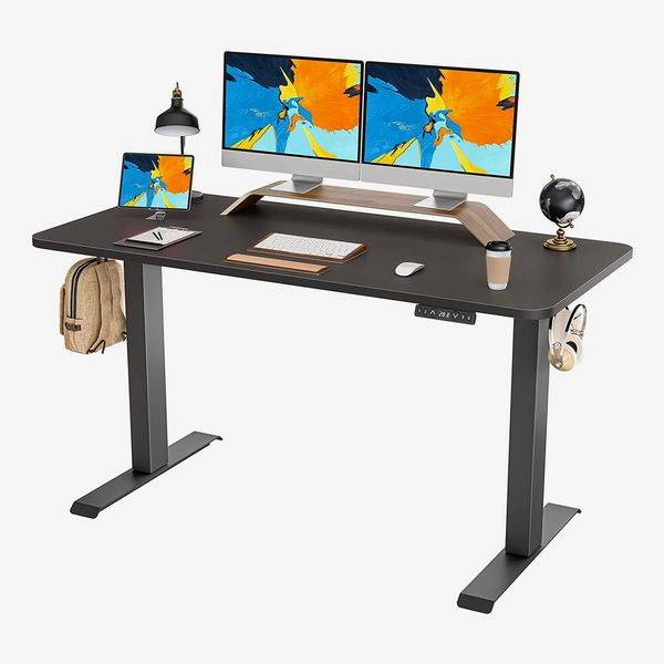 RISE UP best bamboo electric height adjustable standing office desk dual motors