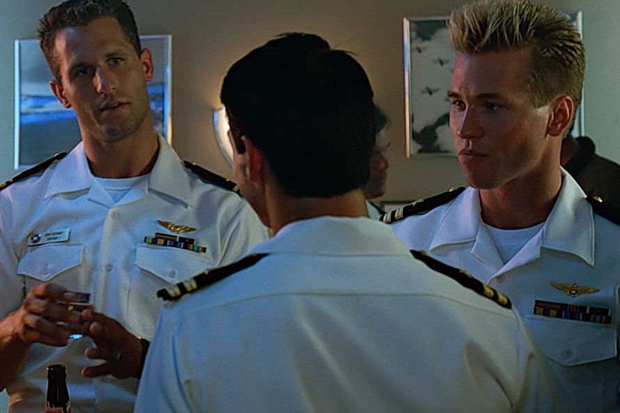 rick rossovich top gun volleyball scene