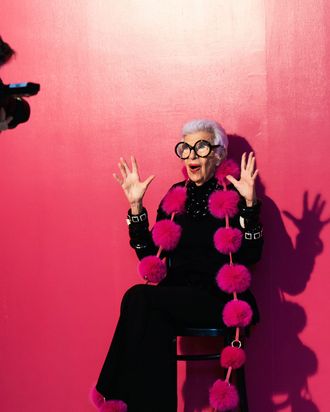 Iris Apfel in the INC campaign.