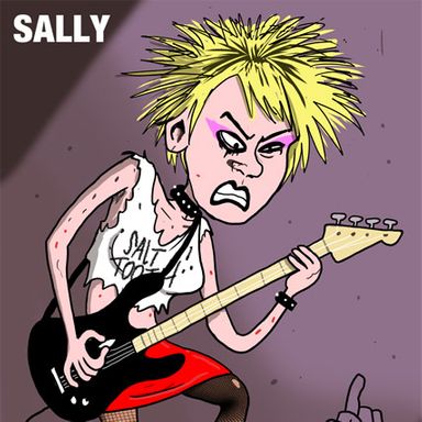 Ignored, degraded, told from the time she was very, very young that her purpose in life was to be pretty and quiet — is it any wonder Sally would rebel against her staid, emotionally poisonous upbringing? Or that that rebelling would involve punk music and fluid sexuality?