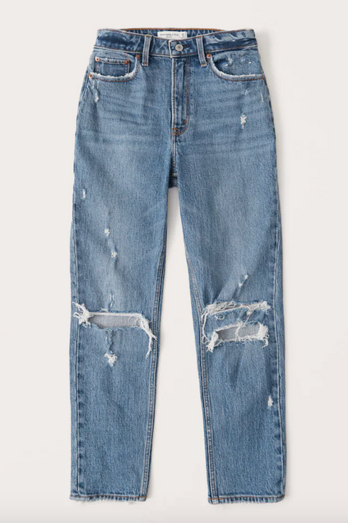 mom fit trousers