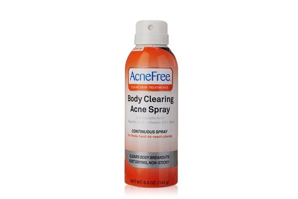 acnefree body clearing acne treatment spray - strategist best skin care products and best back acne spray
