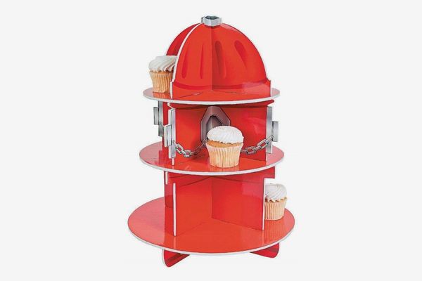 Fun Express Fire Hydrant Cupcake Holder Stand
