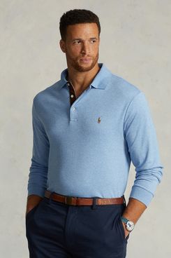 Ralph Lauren Big & Tall Soft Cotton Long-Sleeve Polo Shirt