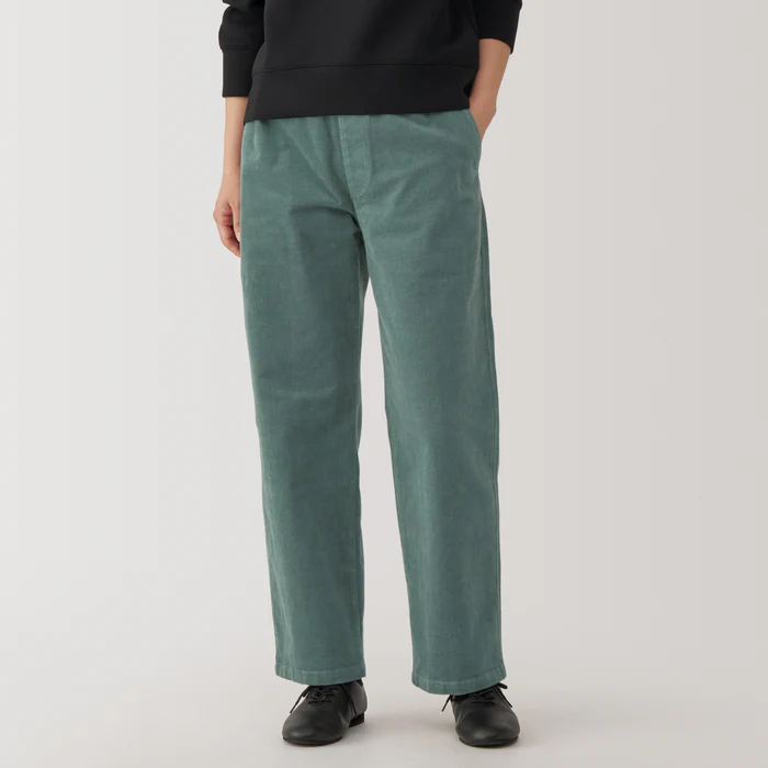 【BAON】Maoni Corduroy Wide Pants Satsuki Pants in Stetch Corduroy – chanElizabeth