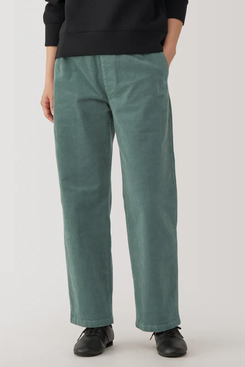 Muji Stretch Corduroy Easy Straight Pants