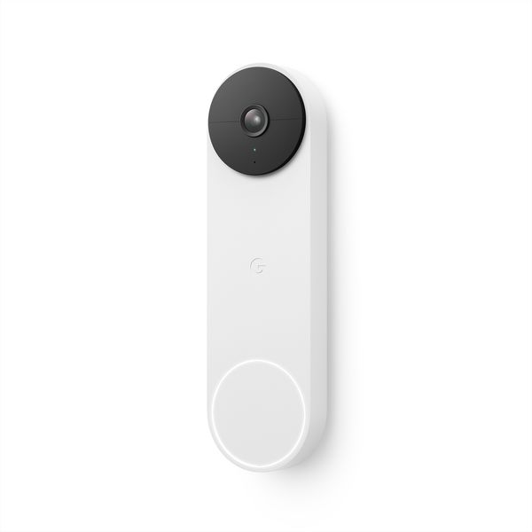 Google Nest Doorbell Battery in Snow