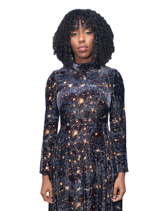 Zara shop galaxy dress