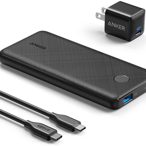 Anker PowerCore Slim 10000 PD Portable Charger With USB-C Charger