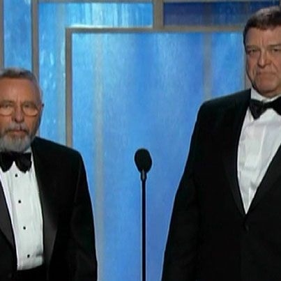 Let's say you were trapped in Iran and only one man could save you? Which of these two would you pick: the guy who could barely reach the microphone or Earth's most bear-like supporting actor? You could comfortably fit two Tony Mendezes in John Goodman and still have room for a Golden Globe statue and half of Alan Arkin.