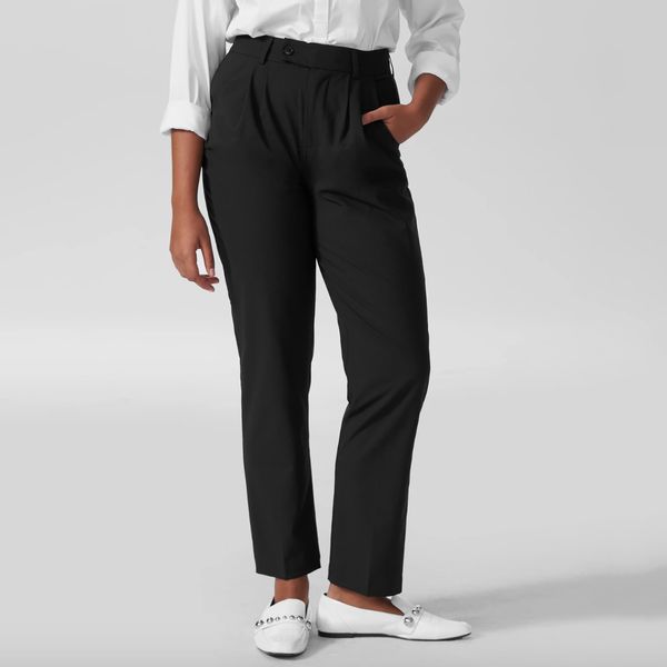womens slim work trousers