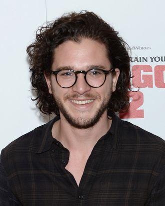 NEW YORK, NY - JUNE 11: Actor Kit Harington attends the DreamWorks Animation & 20th Century Fox screening of 