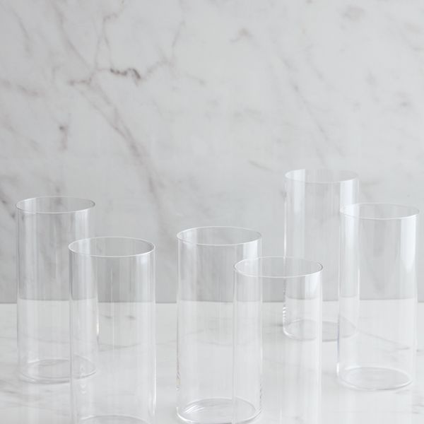 Quince Essential Crystal Tall Drinking Glasses, Set of 6