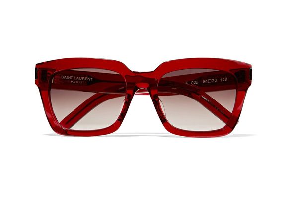 Saint Laurent Bold 1/f square-frame acetate sunglasses