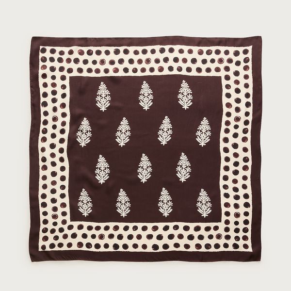J.Crew Printed Silk Scarf