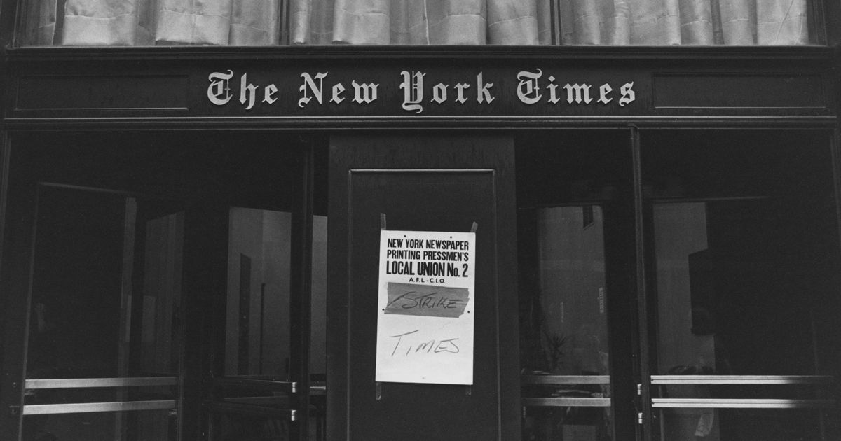 The New York Times Newsroom Gets Ready to Walk Out