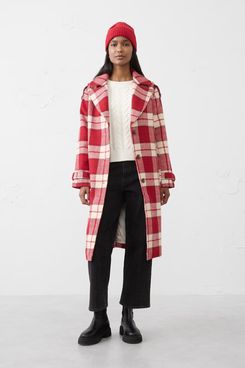 Banana Republic Factory Plaid Coat