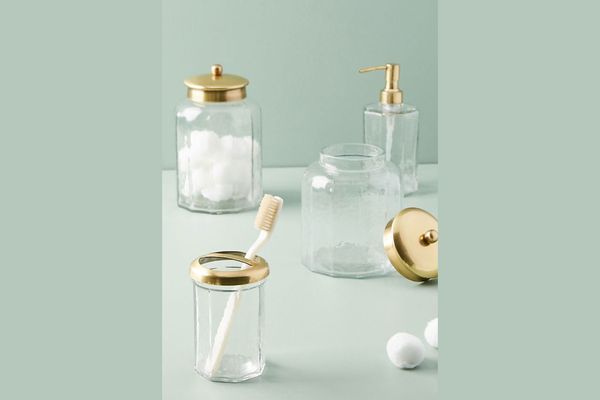 Golden Glass Bath Collection