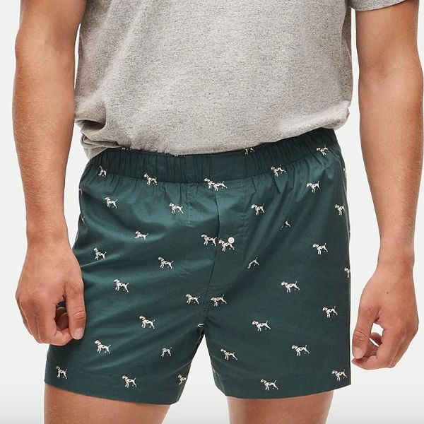 J.Crew Printed Boxers in Cotton