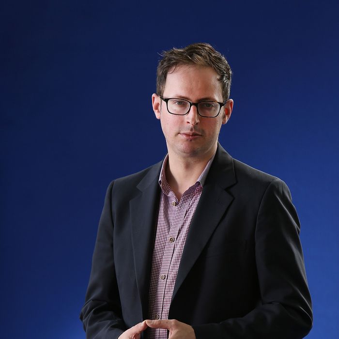 Nate Silver, American statistician, political forecaster and author of 'The Signal And The Noise', appears at a photocall prior to an event at the 30th Edinburgh International Book Festival, on August 13, 2013 in Edinburgh, Scotland. The Edinburgh International Book Festival is the worlds largest annual literary event, and takes place in the city which became a UNESCO City of Literature in 2004.