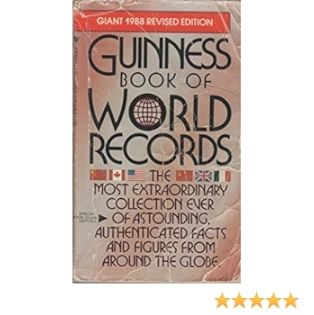 Libro Guinness de los récords mundiales (edición revisada gigante de 1988)