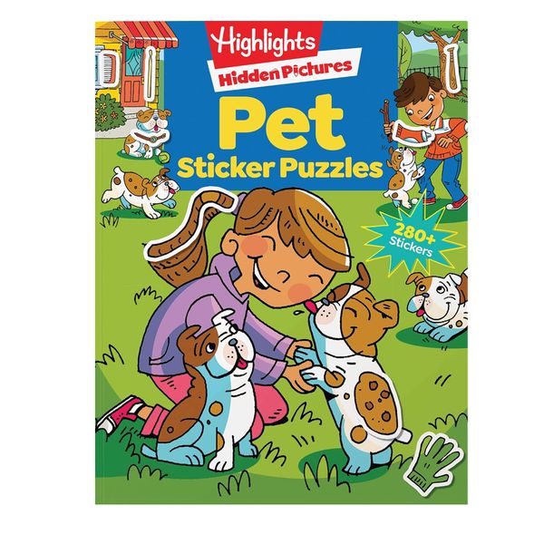 Highlights Pets Hidden Pictures Sticker Puzzle Book