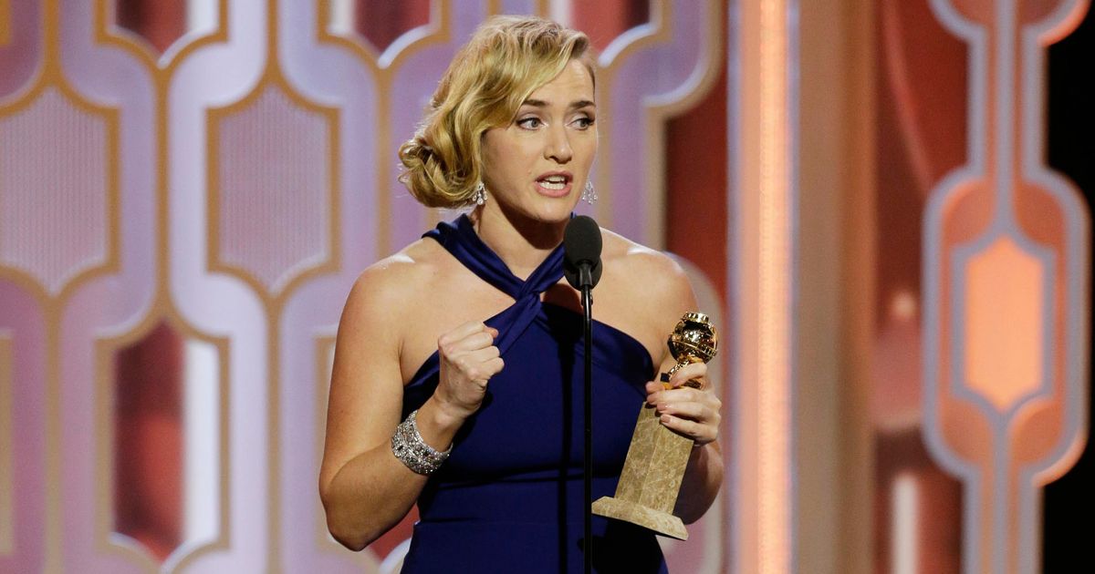 Kate Winslet Practiced SelfCare at the Golden Globes With a