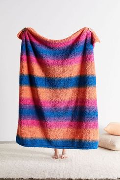 Darcy Striped Amped Fleece Throw Blanket