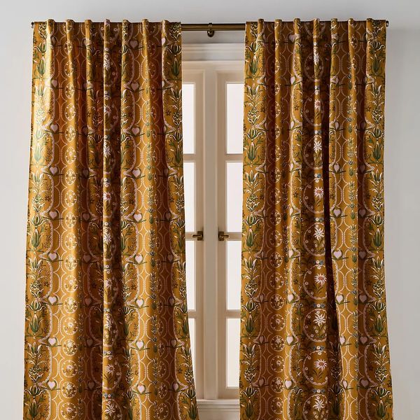 MINDTHEGAP Edelweiss Printed Cotton Curtain